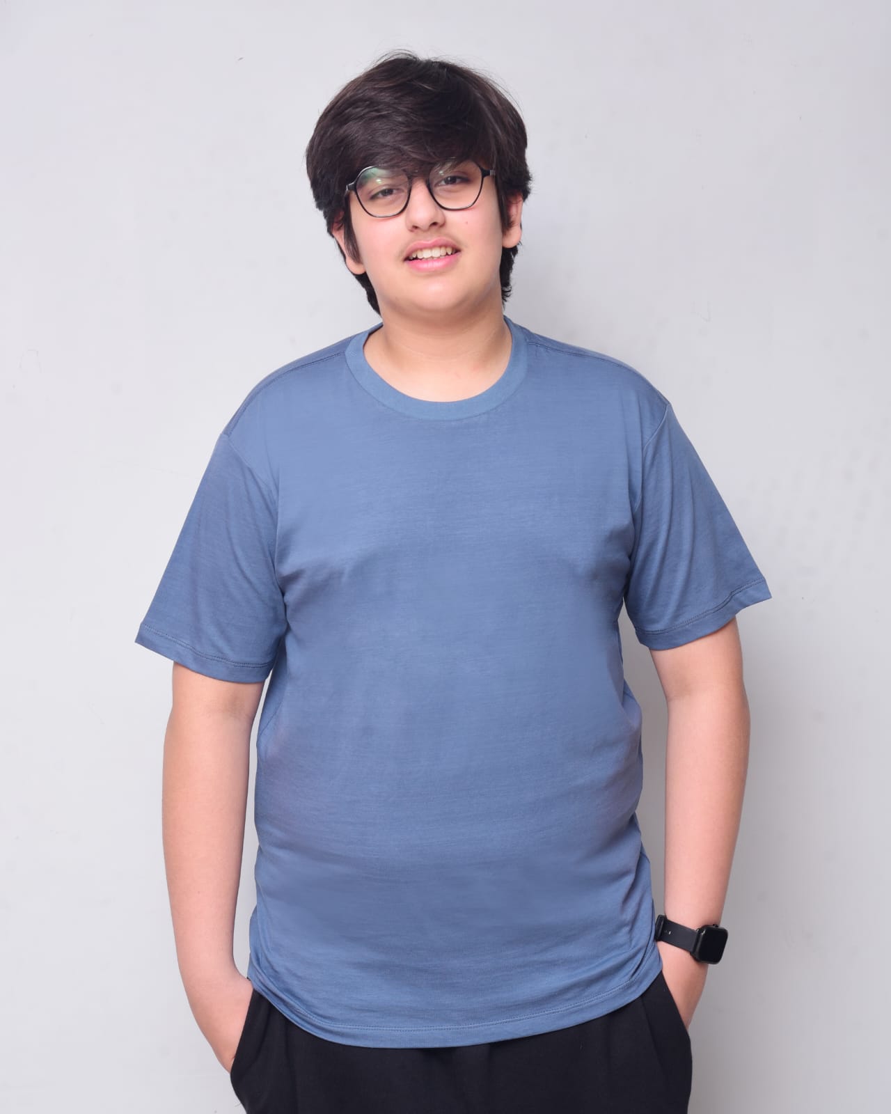 Dark Cyan-Blue Solid T-Shirt – Everyday Premium Wear
