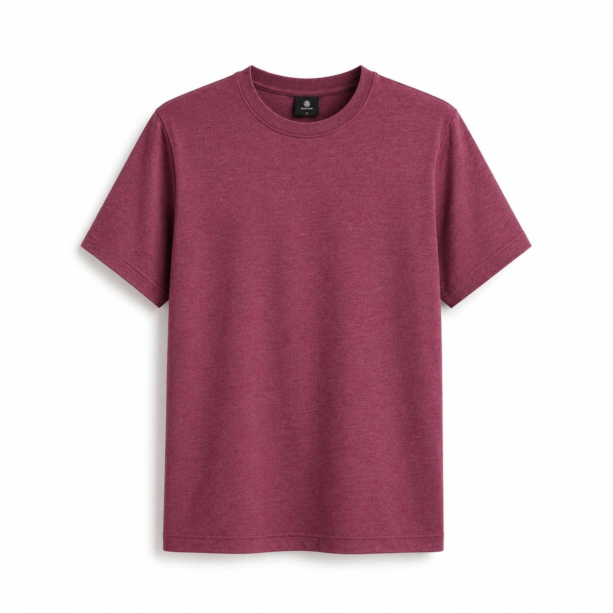 Luxury Comfort Maroon Dot T-Shirt for Men