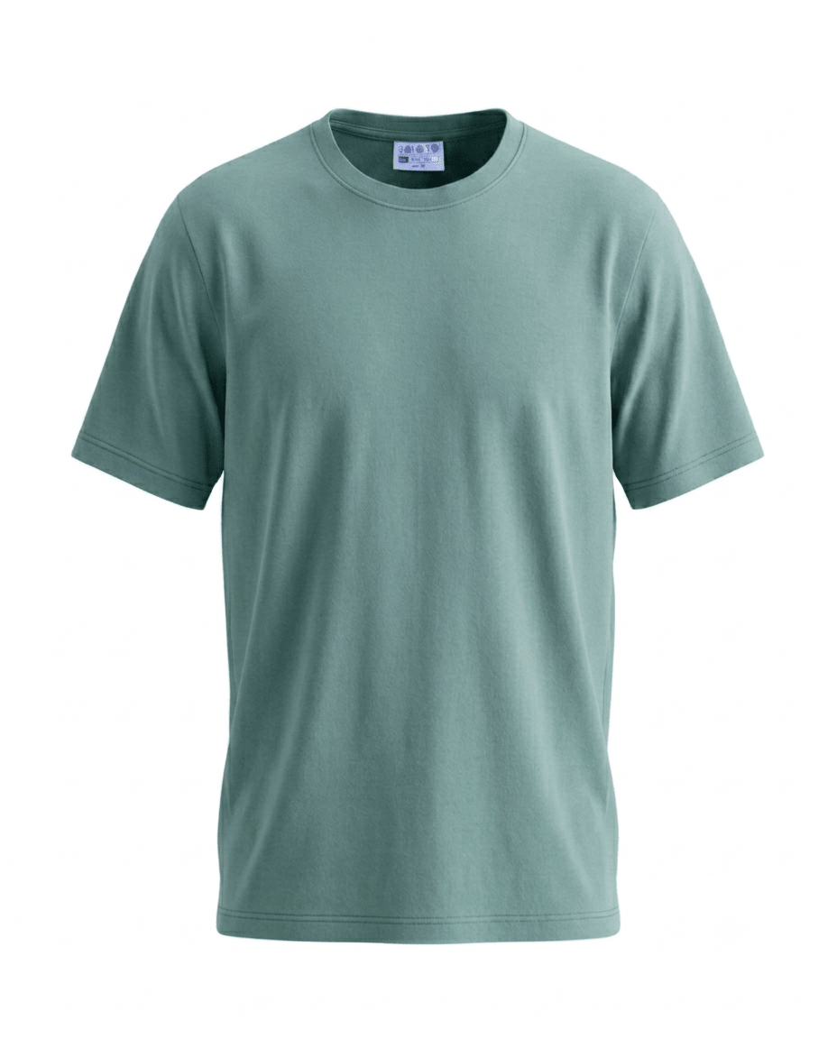 Green-Cyan T-Shirt for Men - SoloYo
