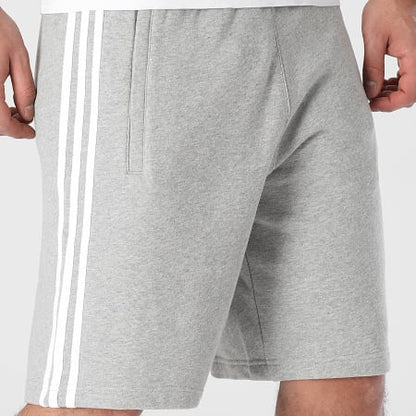 Grey Terry 3-Stripe Short  Trouser – Everyday Luxury