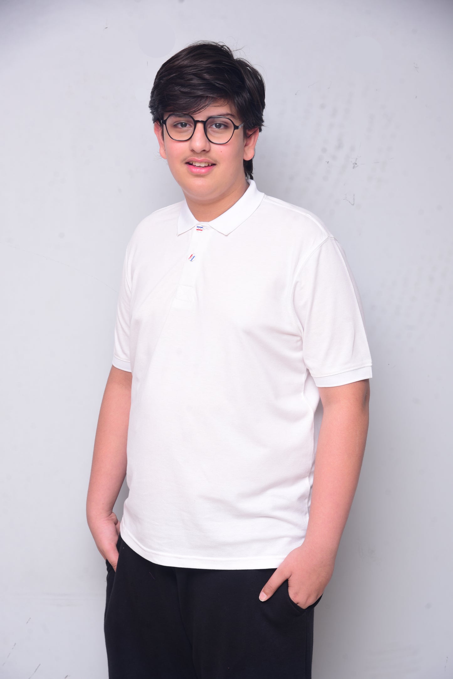 Premium White Pk Polo T-Shirt