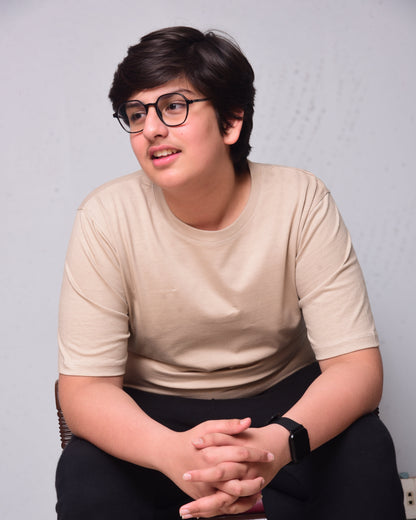 Classic Beige T-Shirt – Simple & Stylish Look.