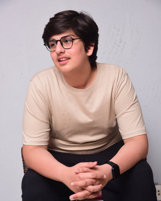 Classic Beige T-Shirt – Simple & Stylish Look.