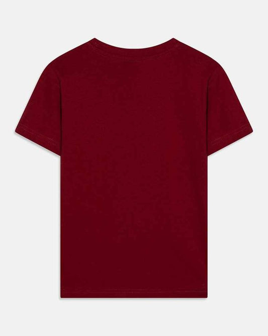 Essential Maroon Tee – Clean Look, Premium Feel