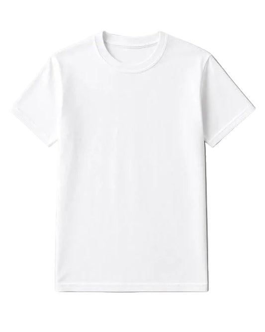 White Solid T-Shirt – Premium Quality Everyday Wear