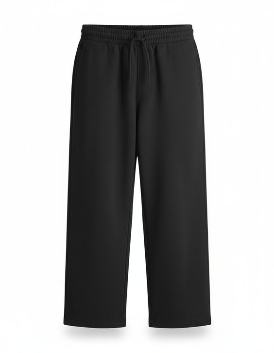 Black Terry Long Trouser – Essential Fit