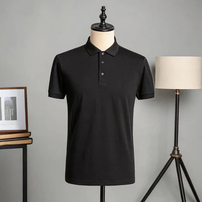 Signature Black Polo Shirt – Clean & Elegant Look