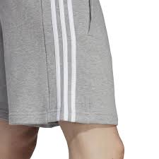 Grey Terry 3-Stripe Short  Trouser – Everyday Luxury
