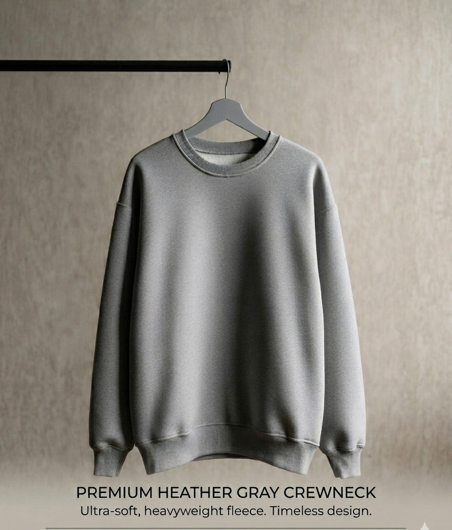 Premium Gray Crewneck