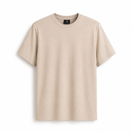 Buy Classic Beige T-Shirt for Men Online in Pakistan | Soloyo - SoloYo
