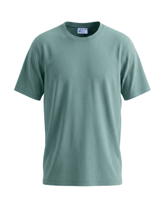 Green-Cyan T-Shirt for Men - SoloYo