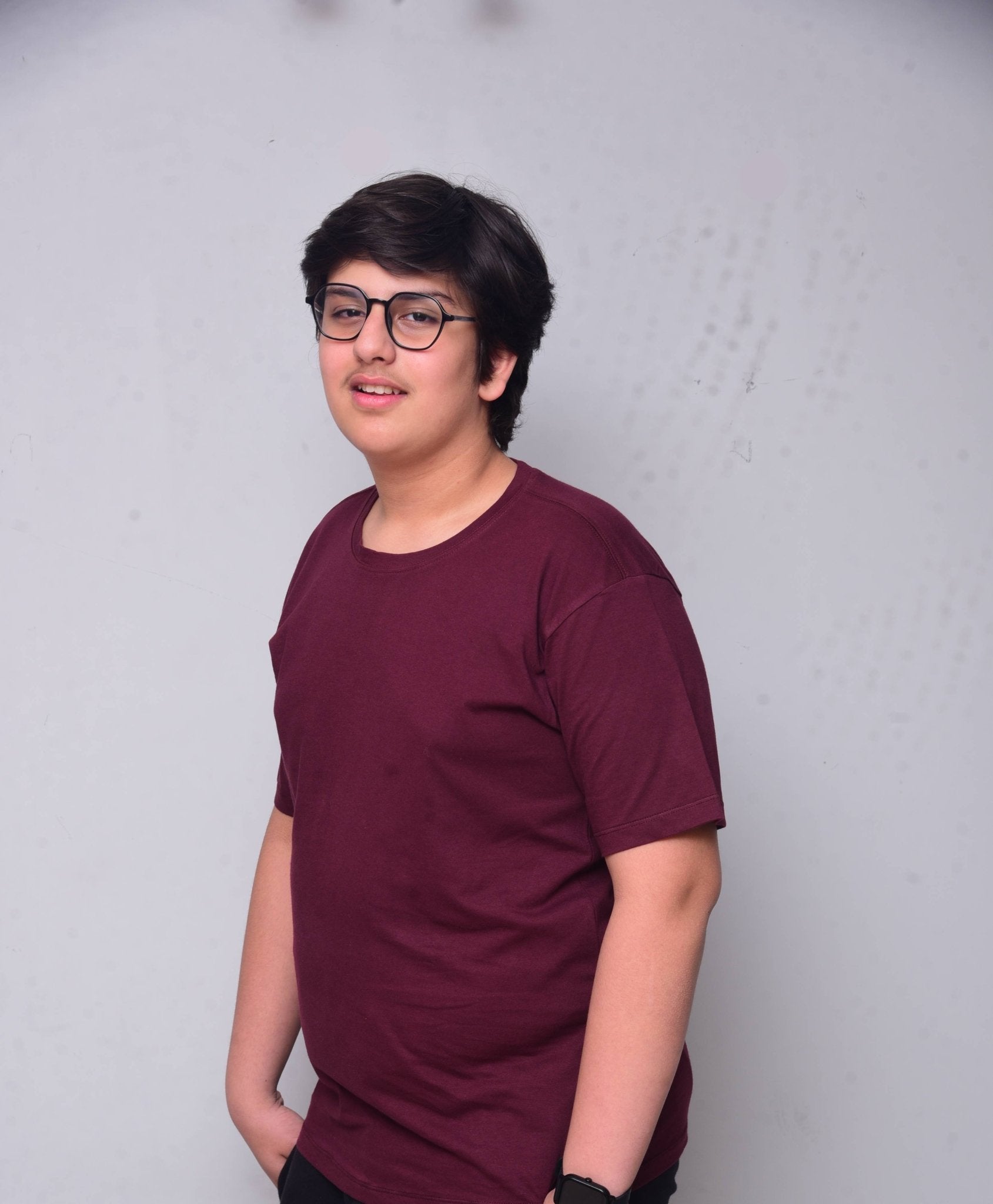 Maroon Comfort Fit Casual T-Shirt - SoloYo