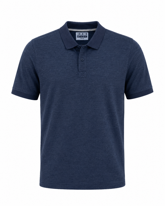 Navy Essential Polo – Timeless Luxury